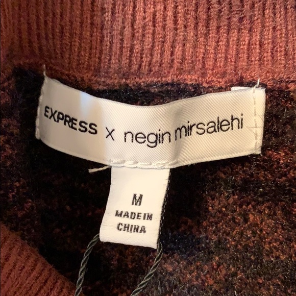 Express-Negin Mirsalehi Mock Neck Sweater NWT - Picture 5 of 8